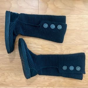 Ugh Classic Cardy Boot Black Size 7